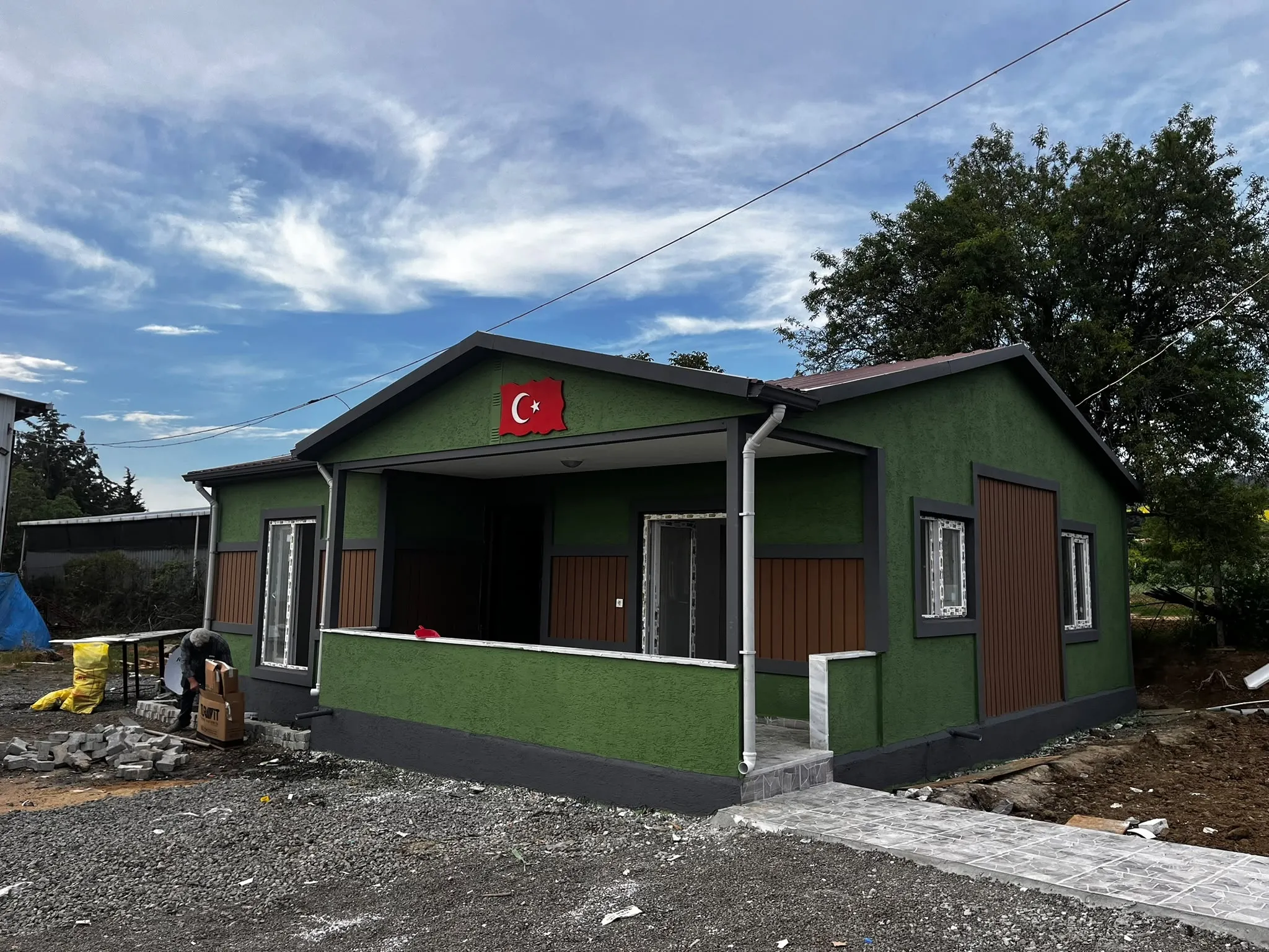Tekirdağ Yayabaşı Köyü'nde Hayata Geçirdiğimiz Prefabrik Ev Projemiz