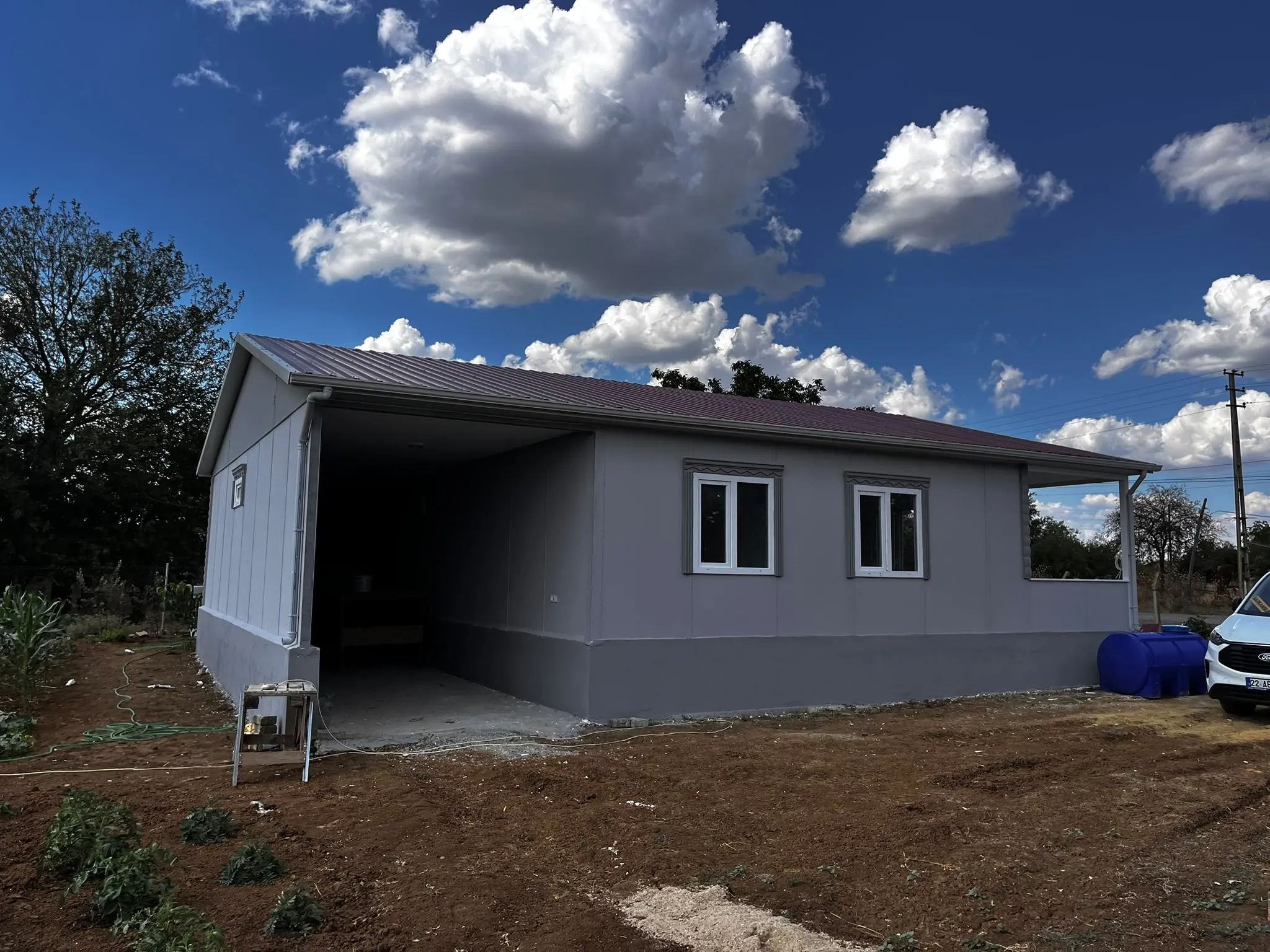 Tekirdağ Selçuklu Köyü'nde Hayata Geçirdiğimiz Prefabrik Ev Projemiz